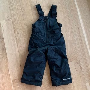 2t Columbia snow pants - black